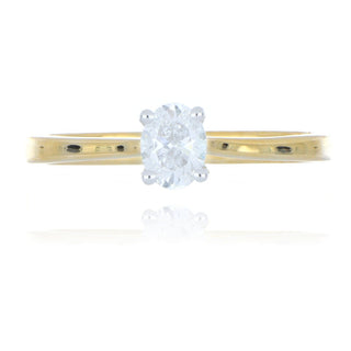 A&S Engagement Collection 18ct yellow gold 0.40ct diamond solitaire ring