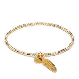 Annie Haak Gold Plated Feather Bracelet 19cm