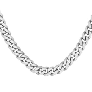 Boss Stainless Steel Curb Necklace