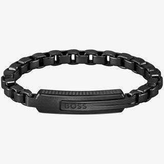 Boss Orlado Black Stainless Steel Bracelet