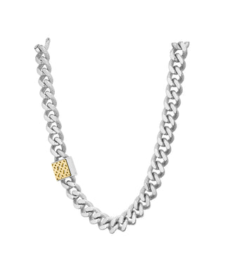 Boss Caly Stainless Steel Curb Necklace