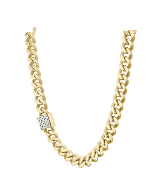 Boss Caly Yellow Gold Plated Curb Necklace