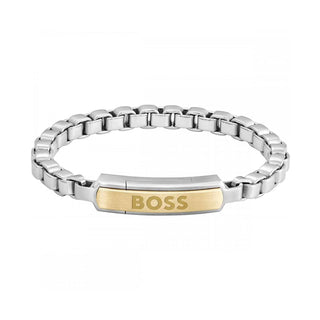Boss Devon Two-Tone Curb Bracelet