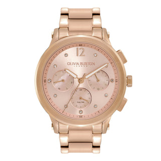 Olivia Burton 38mm Sports Luxe Blush Rose Gold Plated Quartz Watch