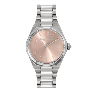 Olivia Burton 33mm Sports Luxe Hexa Blush Quartz Watch