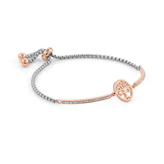 Nomination Stainless Steel and Rose Gold PVD Milleluci Tree of Life Bracelet