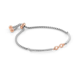 Nomination Stainless Steel and Rose Gold PVD Milleluci Infinity Bracelet