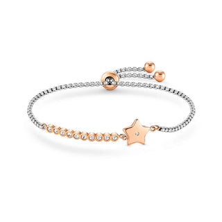 Nomination Stainless Steel and Rose Gold PVD Milleluci Star Bracelet