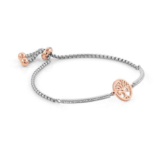 Nomination Stainless Steel and Rose Gold PVD Milleluci Tree of Life Bracelet