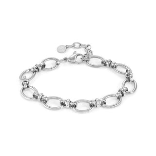 Nomination Stainless Steel Affinity Elaborate Central Link Chain Bracelet