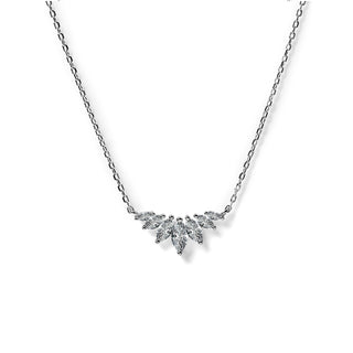 Carat* London White Gold Plated CZ Tulisa Necklace