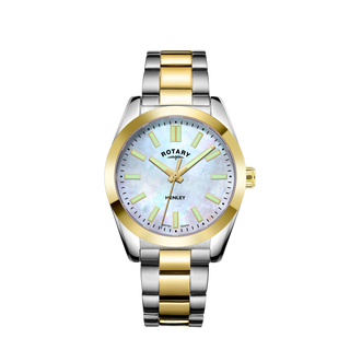 Rotary 30mm Two-Tone Henley Mother-of-Pearl Quartz Watch