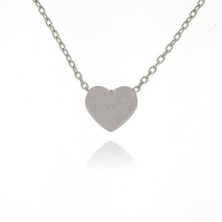 A&s Enchanted Collection Silver Heart Necklace