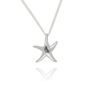 A&s Enchanted Collection Silver Slider Starfish Necklace