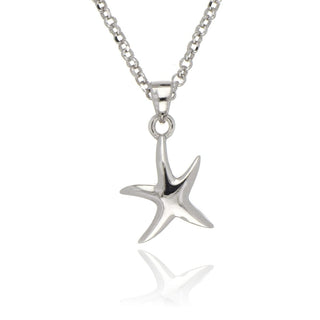 A&s Enchanted Collection Silver Starfish Necklace