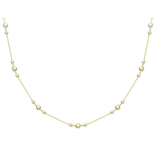 9ct Yellow Gold Ball And Chain Necklace