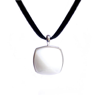 Baccarat Silver Medicis Opal Necklace