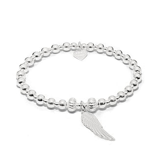 Annie Haak Silver Indigo Angel Wing Bracelet