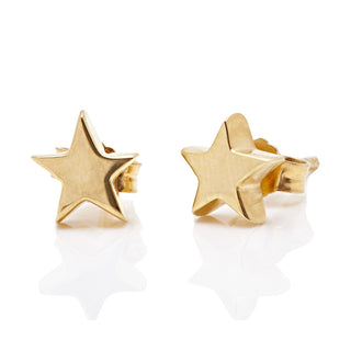 Annie Haak Gold Boxed Star Earrings