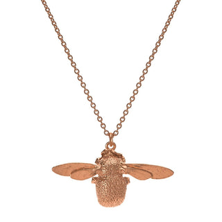 Alex Monroe Rose Gold Vermeil Large Bumblebee Necklace