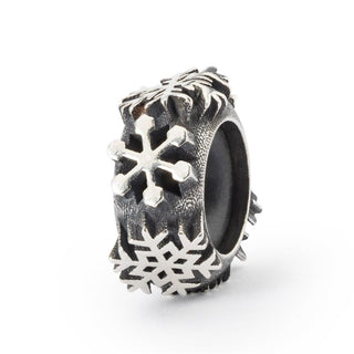 Trollbeads Silver Snow Spacer