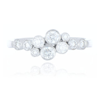 18ct White Gold 0.52ct Diamond Scatter Ring