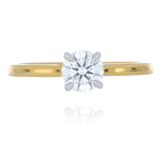 A&S Engagement Collection 18ct yellow gold 0.65ct diamond solitaire ring