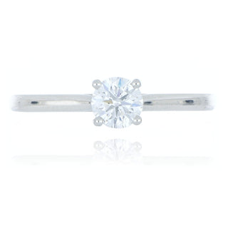 A&S Engagement Collection Platinum 0.50ct diamond solitaire ring