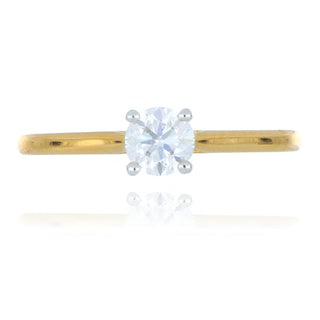 A&S Engagement Collection 18ct yellow gold 0.50ct diamond solitaire ring
