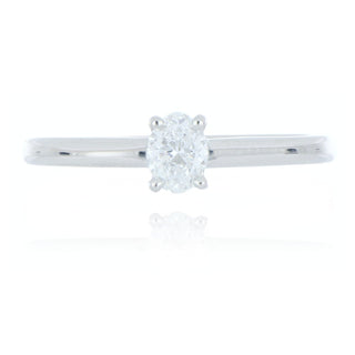 A&S Engagement Collection Platinum 0.30ct diamond solitaire ring