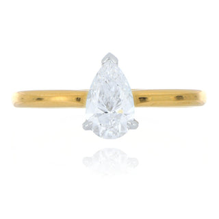 A&S Engagement Collection 18ct yellow gold 0.80ct diamond solitaire ring