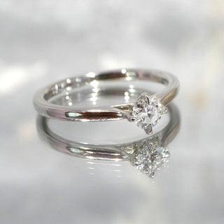 A&S Engagement Collection Platinum 0.26ct Diamond Solitaire