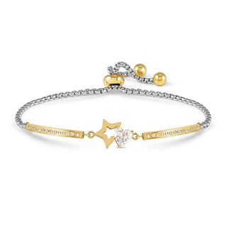 Allum & Sidaway Nomination Yellow PVD Stainless Steel and Cubic Zirconia Milleluci Star Bracelet 2522348