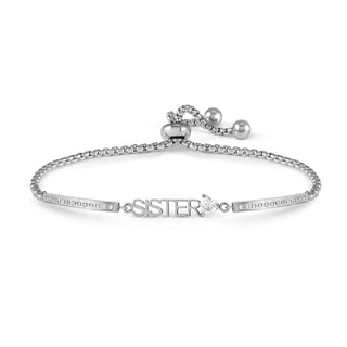 Nomination Jewellery Nomination Stainless Steel and Cubic Zirconia Milleluci Sister Bracelet 2522335