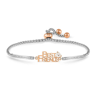 Nomination Jewellery Nomination Pink PVD Stainless Steel and Cubic Zirconia Milleluci Best Friends Bracelet 2522336