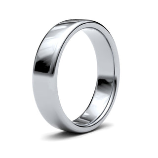 Fine Jewellery Jewellery Palladium 5mm Soft Court Medium Weight Wedding Ring 0650454