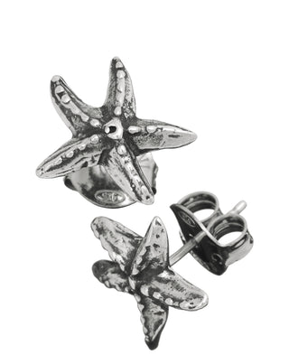 Giovanni Raspini Silver Small Starfish Stud Earrings