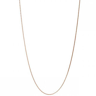 Links Of London Rose Gold Vermeil Diamond Cut Cable Chain - 70cm