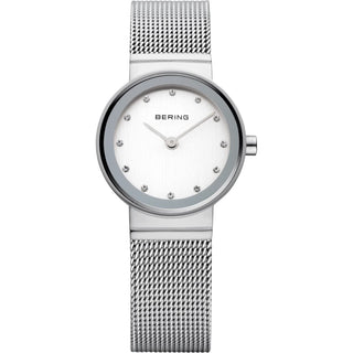 Bering Ladies Classic Watch With A Stainless Steel Mesh Bracelet
