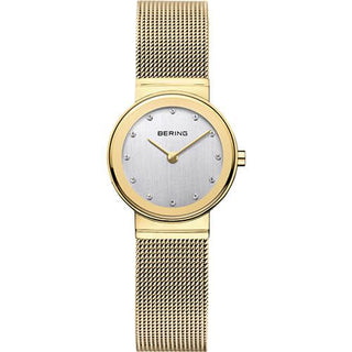 Bering Yellow Gold Plated Ladies Mesh Watch