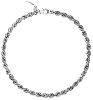 Giovanni Raspini Silver Medium Torchon Necklace