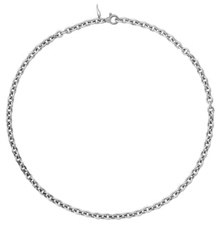 Giovanni Raspini Silver Oval Chain Necklace