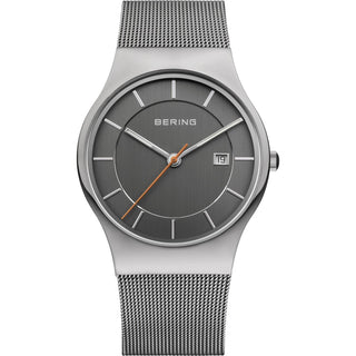 Bering Gents Classic Watch With A Stainless Steel Mesh Bracelet