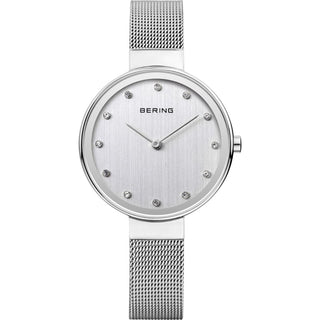 Bering Ladies Classic Watch With A Thin Mesh Bracelet