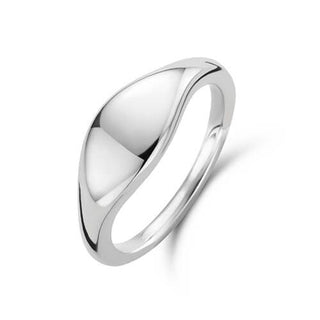 Ti Sento Silver Curved Ring - Size 54