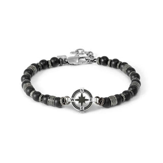 Nomination Jewellery Nomination Stainless Steel Manvision Wind Rose Bracelet with Natural Stones 2522362
