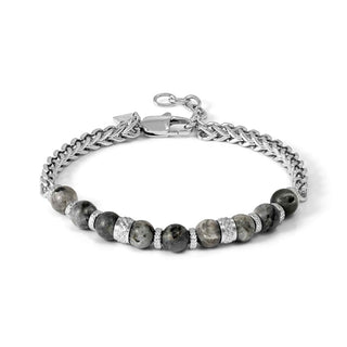 Allum & Sidaway Nomination Stainless Steel and Jasper Manvision Bracelet 2522364