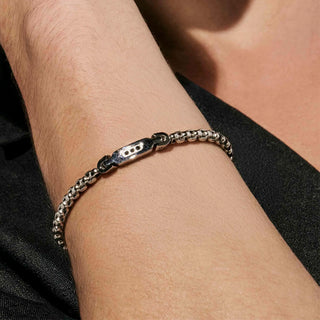 Nomination Jewellery Nomination Stainless Steel and Black Cubic Zirconia Manvision Bracelet 2522365