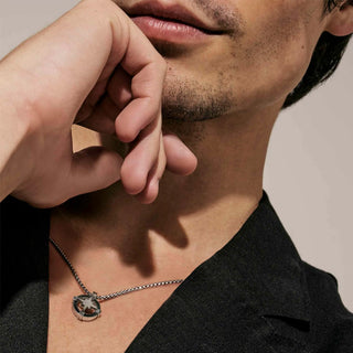Nomination Jewellery Nomination Stainless Steel and Black PVD Manvision Wind Rose Necklace 2504143