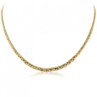 9ct Yellow Gold 16 Inch Palmier Necklace